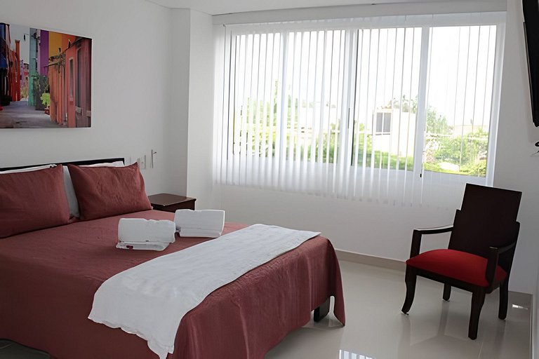 Modern & cozy apartment with balcony in san Fernando.